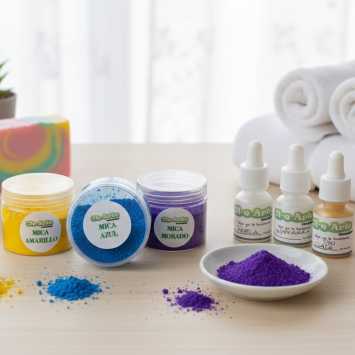 Colorantes y micas para jabon